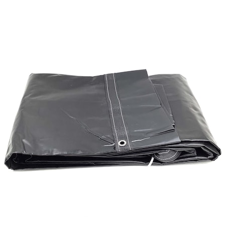 Donovan Tarp, 18-Oz Vinyl W/ Side Flap, 9 Ft 6 In. X 20 Ft 1801023
